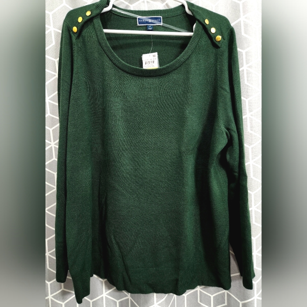 NWT Karen Scott Knit Sweater - 3X